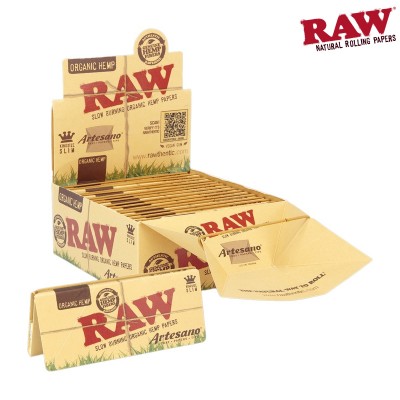 RAW ARTESANO ORGANIC KING SIZE 24CT/PACK